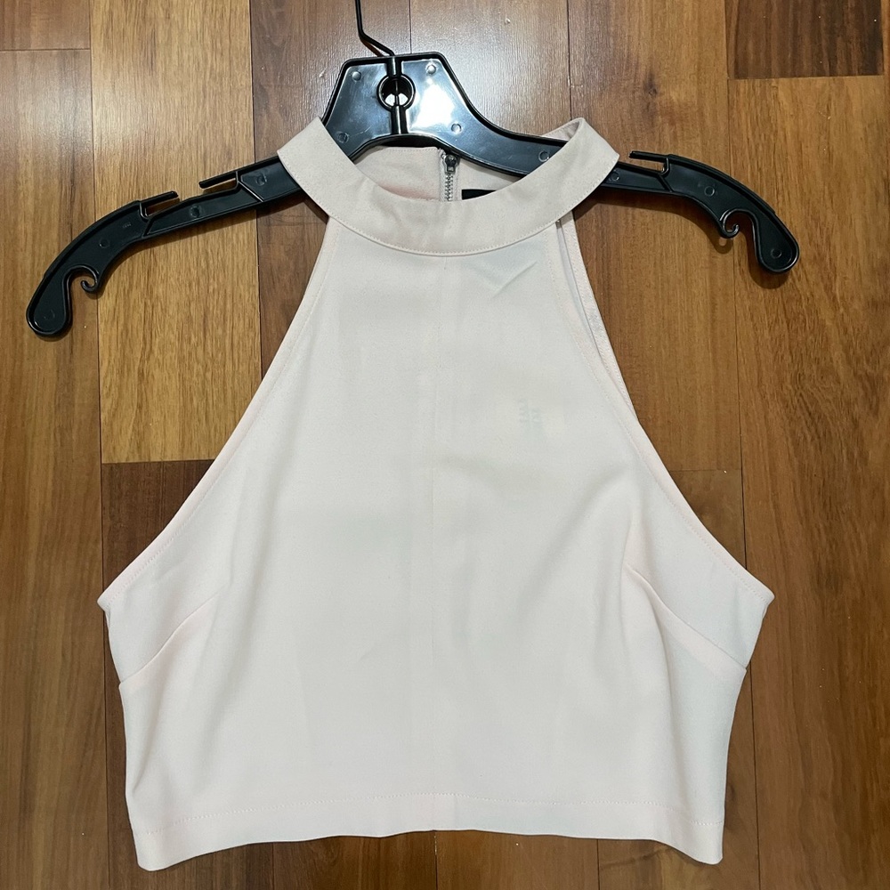 Forever21 light pink crop top!